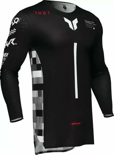 Tricou Enduro Thor Sportmode Riot Black-2