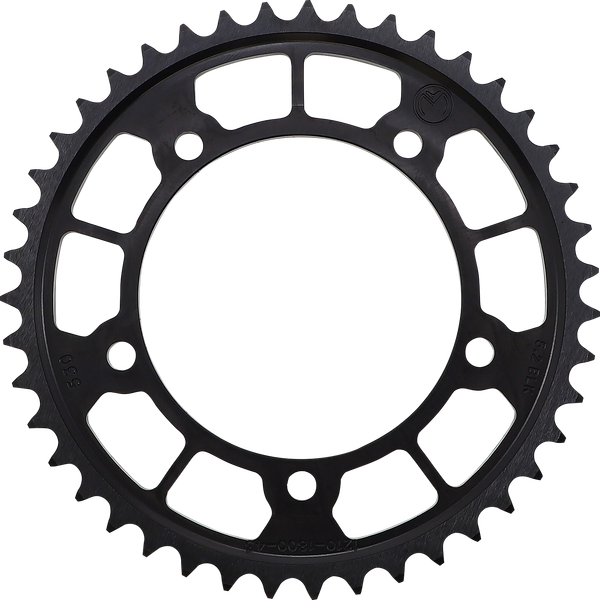 MOOSE RACING Rear Aluminum Sprocket Black -0