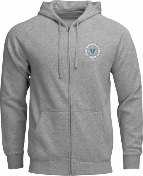 THOR Badge Zip-up Hoodie Gray -4bec296e0cf3ce20851b0cb29426af6c.webp