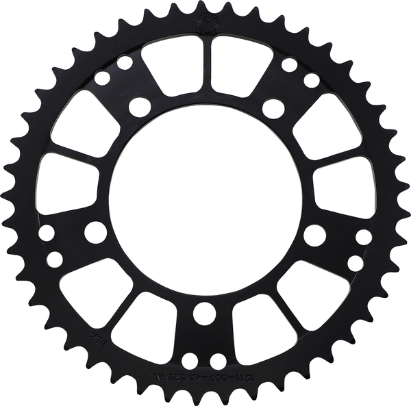 MOOSE RACING Rear Aluminum Sprocket Black -0