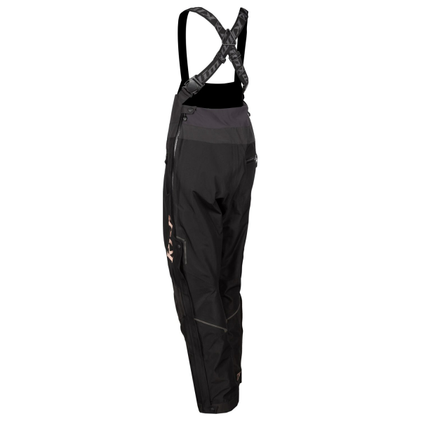 Pantaloni Dama Snowmobil Klim Alpine Non-Insulated Black - Rose Gold-0