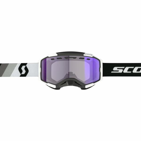 Scott Goggle Fury LS Snow Cross premium black/white / light sensitive blue chrom-0