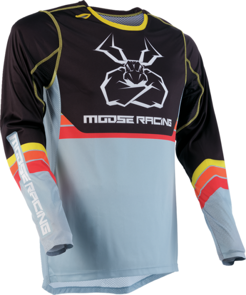 MOOSE RACING Agroid Jersey Black, Gray -4c92b1a109f2f10ca7164d9e0086d5c1.webp