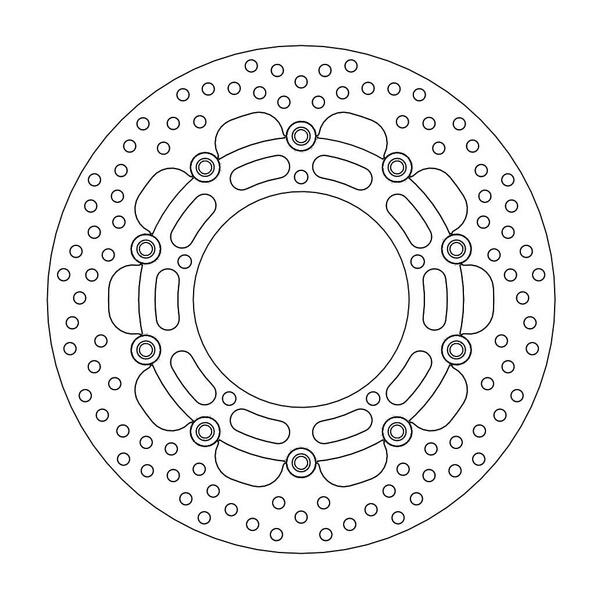 Halo Series Floating Racing Rotor Stainless Steel