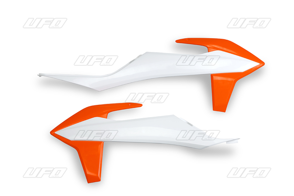 Radiator Covers For Ktm Orange, White