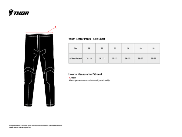 Pantaloni copii Thor Sector Chev Black/Mint-4