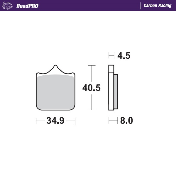 Roadpro Carbon Racing Brake Pads