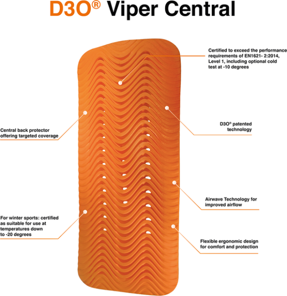 Protectie Spate Icon D3O® Viper Orange-0