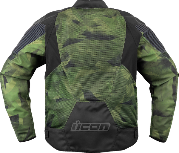 Geaca textila Icon Overlord3 Mesh Camo Green-1