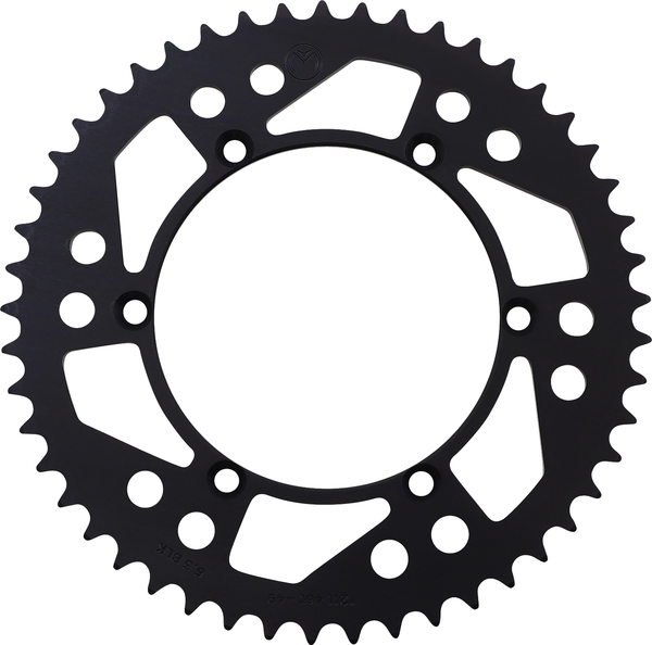 MOOSE RACING Rear Aluminum Sprocket Black -0