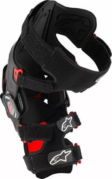 Alpinestars Rk-7 Plasma Knee Braces Black, Red -0