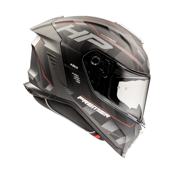 Casca Premier Hyper Carbon HP Rosu/Gri/Negru-0