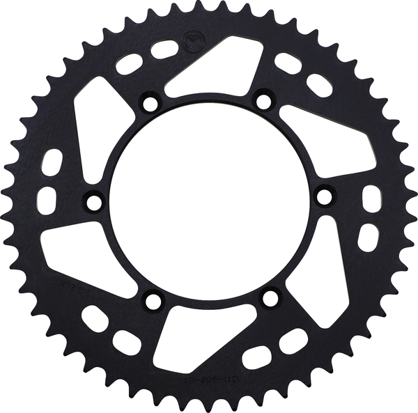 MOOSE RACING Rear Aluminum Sprocket Black -0