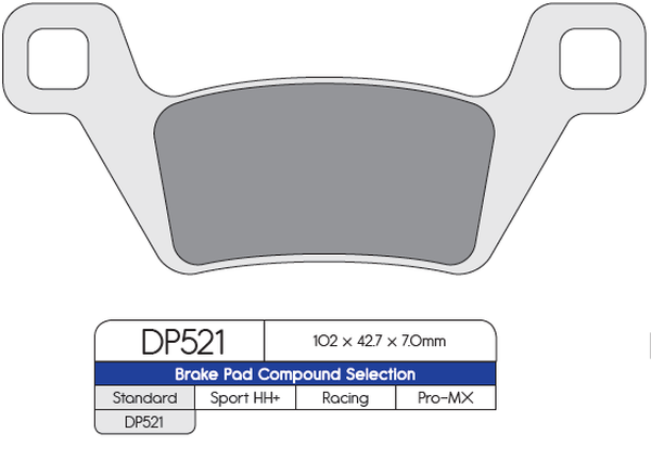 Standard Sintered Metal Brake Pads