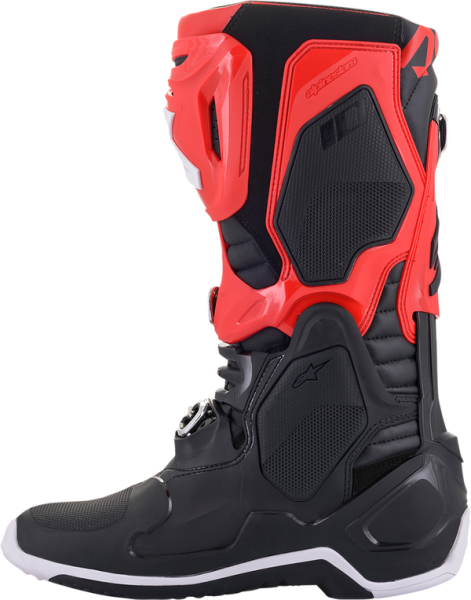 Tech 10 Boots Black, Red-7