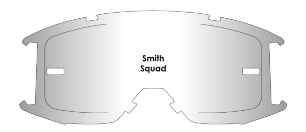 Lentila AirScreen Smith Optics Squad Clear-0