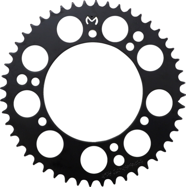 MOOSE RACING Steel Rear Sprocket Black, Zinc Plated 