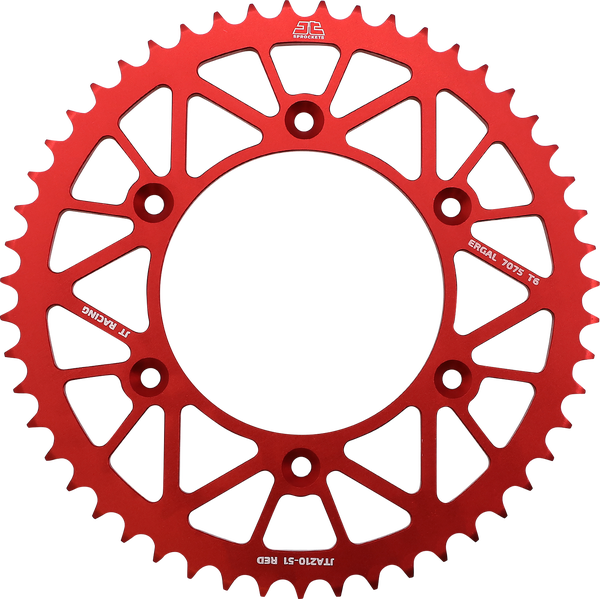 JT SPROCKETS Rear Sprocket Red -0