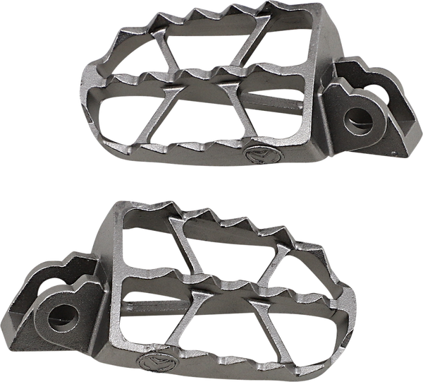 MOOSE RACING Nd Series Footpegs Silver 