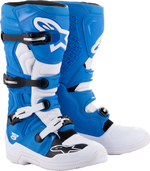 Cizme Alpinestars Tech 5 Fluorescent Blue/White-1