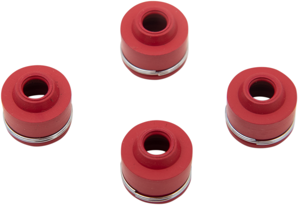 MOOSE RACING Valve Stem Seals Red 