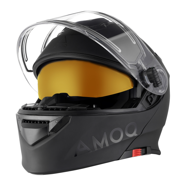 AMOQ Protean Flip-Up Helmet Electric Visor Blackout XS-0