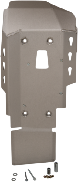 MOOSE RACING Aluminum Skid Plate Silver 