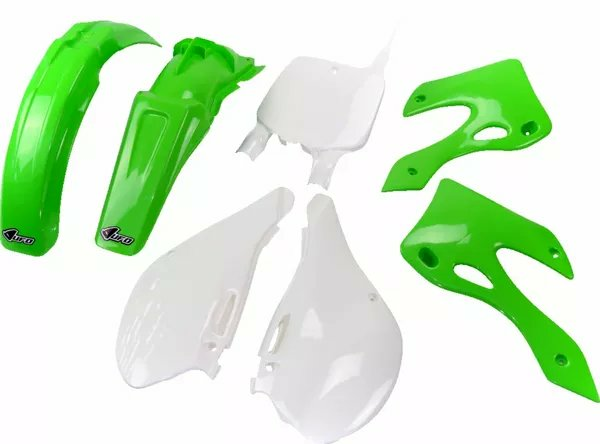 Full Body Replacement Plastic Kit Green, White-0