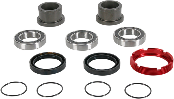 Watertight Wheel Collar And Bearing Kits Black, Silver