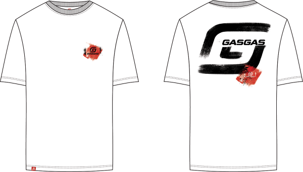 FULL GAS TEE WHITE