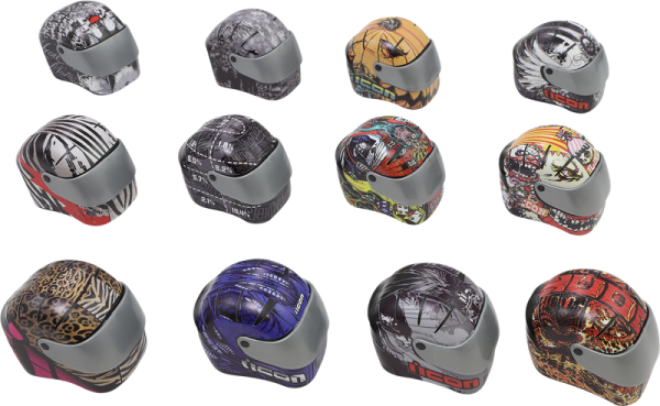 Icon Mini Helmets 12pk S4 