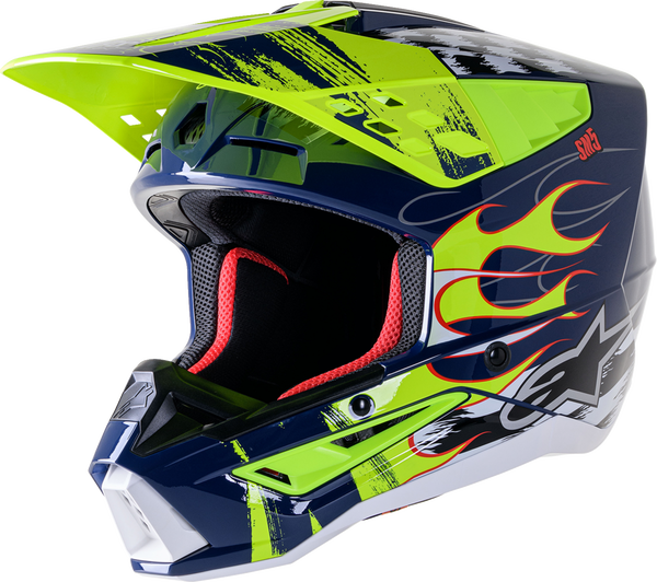 Casca Alpinestars Supertech M5 Rash Navy/Yellow-0