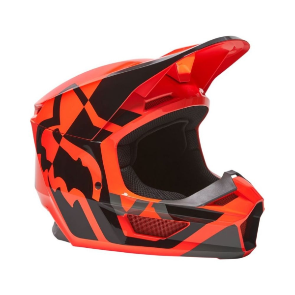 Casca Fox Racing V1 Lux Flo Orange-1