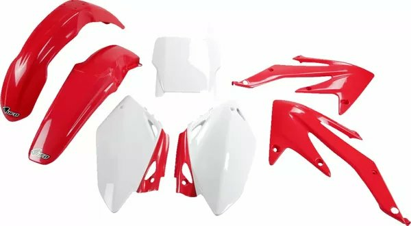 Full Body Replacement Plastic Kit Red, White-0