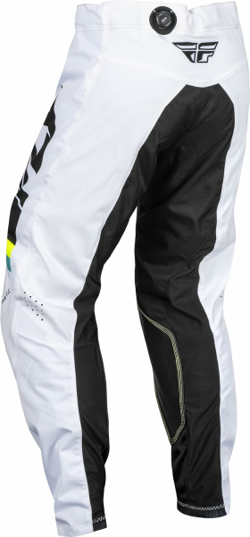 Combo Echipament Mx/Enduro Fly Kinetic Alb/Negru/Fluo-5