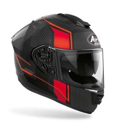 Casca Airoh ST.501 ALPHA Red/Black-1