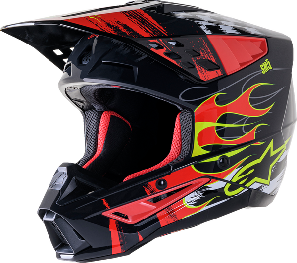 Casca Alpinestars Supertech M5 Rash Red/Gray-1