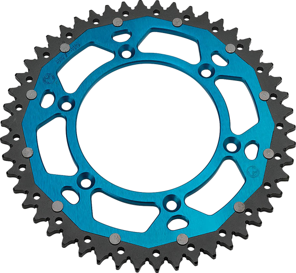 MOOSE RACING Dual Rear Sprocket Black, Blue, Anodized -54552473977517d1f4382f966bacf92a.webp