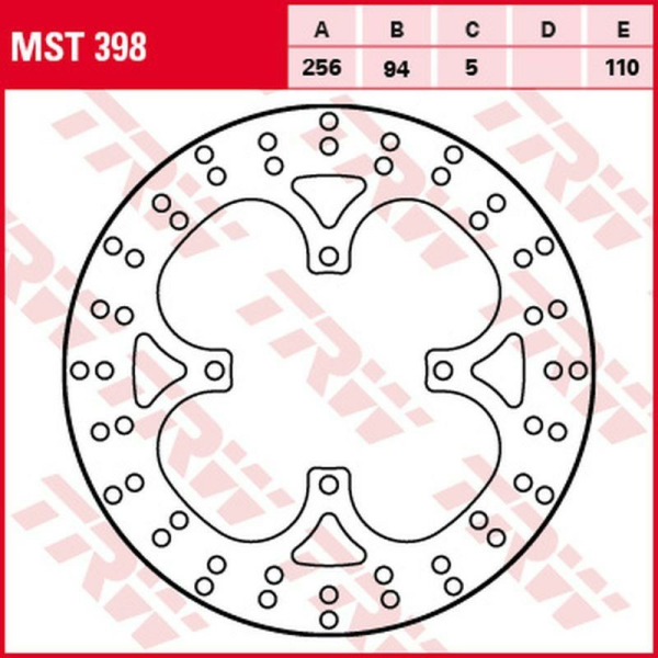 Disc frana spate TRW HONDA VFR 750F '90 -'97/VFR 800 '02 -'09