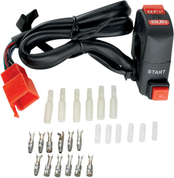 MOOSE RACING Start-stop Switch Black, Red 