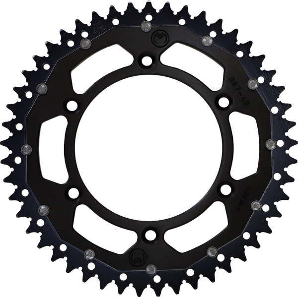 MOOSE RACING Dual Sprocket Black 