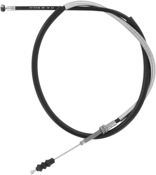 Black Vinyl Clutch Cable Black