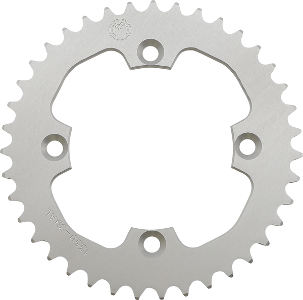 MOOSE RACING Aluminum Rear Sprocket Atv Silver -1