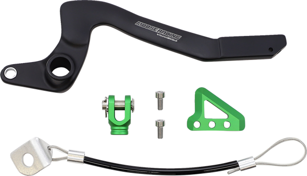 MOOSE RACING Brake Pedal Black, Green -55d19db0f1f044fb9c581592dbd192a5.webp