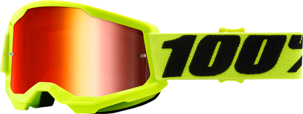 Ochelari Copii 100% Strata 2 Fluo Yellow Red Mirror