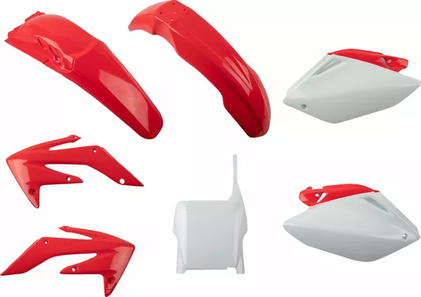 Full Body Replacement Plastic Kit Red, White-1