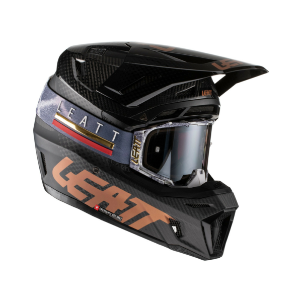 Promotie Casca Leatt 9.5 V22 Carbon + Ochelari Leatt Velocity 6.5 Iriz