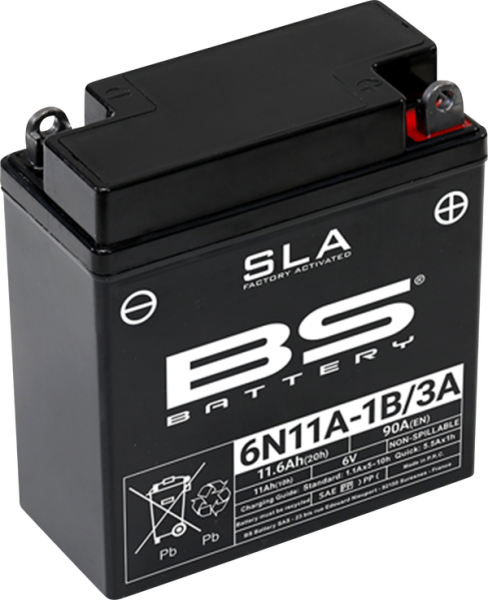 Sla Factory-activated Agm Maintenance-free Batteries Black