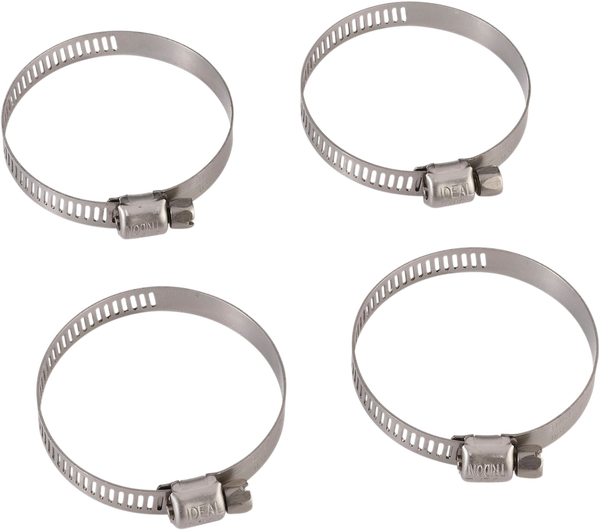 MOOSE RACING Gear Drive Hose Clamps Silver 