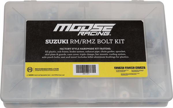 MOOSE RACING M1 Rm-rmz Bolt Kit Gray, Silver -1